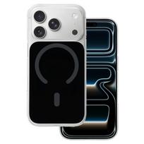 Glossy Magsafe dėklas skirtas Apple iPhone 15 juodos spalvos