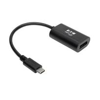 Tripp Eaton Tripp Lite Series USB C to DisplayPort Video Adapter Converter 4K x 2K @ 60Hz, Black, USB Type C to DP, USB-C, USB Type-C 6in