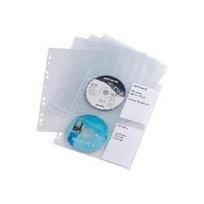 DURABLE CD/DVD COVER LIGHT M abheftbar mit Beschriftungstasche 1 Beutel Ã  10 St. 523819
