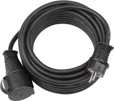 Brennenstuhl H07RN-F 3G2,5 - Spannungsversorgungs-Verlängerungskabel - CEE 7/7 (SCHUKO) (W) bis CEE 7/7 (SCHUKO) (M) - Wechselstrom 450/750 V - 25 m - Schwarz