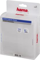 Hama CD/DVD Protective Sleeves - CD-/DVD-Hülle - Kapazität: 1 CD/DVD - durchsichtig (Packung mit 100)