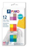 STAEDTLER FIMO 8023 C, Modellierton, Gemischte Farben, Erwachsener, 12 Stück(e), 110 °C, 30 min