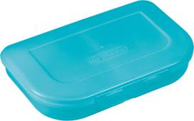 Herlitz 50033225 - Brotdose - Kinder - Türkis - Einfarbig - Rund - Junge/Mädchen (50033225)