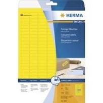 HERMA Special - Permanent self-adhesive matte paper labels - Gelb - 25,4 x 10 mm - 3780 Etikett(en) (20 Bogen x 189) (4243)