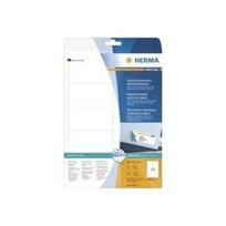 HERMA Special - Repositionable self-adhesive matte address paper labels - weiß - 96 x 50,8 mm - 250 Etikett(en) (25 Bogen x 10) (4349)