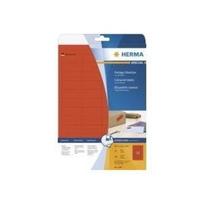HERMA Special - Permanent self-adhesive matte paper labels - Rot - 45,7 x 21,2 mm - 960 Etikett(en) (20 Bogen x 48) (4367)