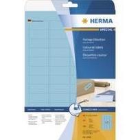 HERMA Special - Permanent self-adhesive matte paper labels - Blau - 45,7 x 21,2 mm - 960 Etikett(en) (20 Bogen x 48) (4368)