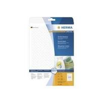 HERMA Special - Self-adhesive removable matte paper labels - weiß - 10 mm rund - 7875 Etikett(en) (25 Bogen x 315) (4385)