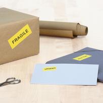 HERMA Special - Permanent self-adhesive matte paper labels - Gelb - 105 x 42,3 mm - 280 Etikett(en) (20 Bogen x 14) (5058)