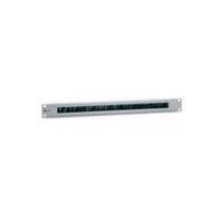 equip - Rack-Bürstenleiste - Hellgrau, RAL 7035 - 1U - 48.3 cm (19)