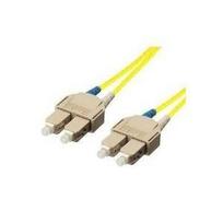 Equip Pro - Patch-Kabel - SC Einzelmodus (M) bis SC Einzelmodus (M) - 2 m - Glasfaser - 9 / 125 Mikron - OS2 - halogenfrei - Gelb