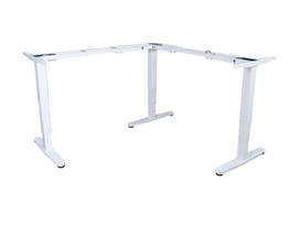 Equip ERGO L Shaped Electric Sit-Stand Desk Frame, Triple Motor, White