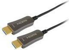 Equip Life - Highspeed - HDMI-Kabel mit Ethernet - HDMI männlich zu HDMI männlich - 50,0m - 4K Unterstützung, Active Optical Cable (AOC) (119431)