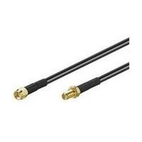 Wentronic RP-SMA FM 1000 10.0m - RP-SMA - RP-SMA - Männlich/weiblich - Schwarz (51679)