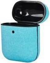 TERRATEC Air Box - Tasche für Kopfhöhrer - Polycarbonat - Fabric Blue - für Apple AirPods (1. Generation, 2. Generation)