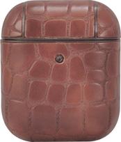 TERRATEC Air Box - Tasche für Kopfhöhrer - Polycarbonat - Stone Brown - für Apple AirPods (1. Generation, 2. Generation)