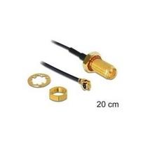 Delock - Antennenadapter - I-PEX männlich zu RP-SMA männlich - 20 cm (88746)