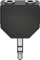 Hama Essential Line - Audio-Splitter - Stereo Mini-Klinkenstecker männlich bis Stereo Mini-Klinkenstecker weiblich - Schwarz (00205191)