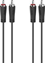 Hama 00205258 Audio-Kabel 3 m 2 x RCA Schwarz (00205258)