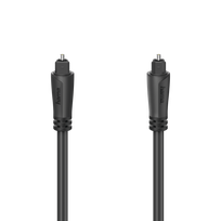 Hama - Digitales Audio-Kabel (optisch) - TOSLINK männlich bis TOSLINK männlich - 3,0m - Schwarz (00205135)
