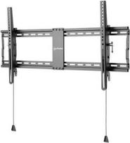 MANHATTAN Flache TV-Wandhalterung, neigbar Für Bildschirme von 109,20cm (43) bis 254,00cm (100) und bis zu 70 kg, +3 bis -12° neigbar, flache Bauform, zusammenklappbar für besonders kompakte und versandfreundliche Verpackung, schwarz (462020)