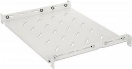 Intellinet - Rack - Regal - with variable rails, fixed mounting - Grau, RAL 7035 - 1U - 48,3 cm (19) (713726)
