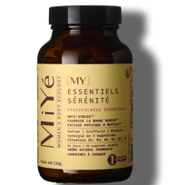MiYé - Serenity Essentials, ramybei ir nuotaikai su 3 magnio formomis, 90 kramt. tabl. (30 d.)