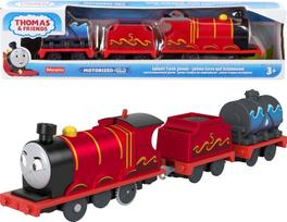 Thomas & Friends motorizuotas traukinukas James su vagonu, HFX97