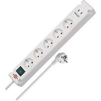 Brennenstuhl Bremounta 5-way power strip, 2x USB-C white, 3 meter cable, 2x USB, with safety switch 1150660425