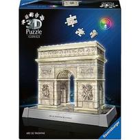 Ravensburger 3D Puzzle Iconics: Arc de Triomphe Paris - with light 216 pieces 12008029