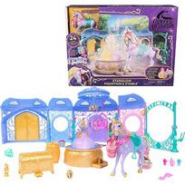 Spin Master Spin Master Unicorn Academy - Stable Playset, Play Building including Fountain with Light and Sound Effects 6072449