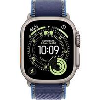 Apple Watch Ultra 3, GPS + Cellular, Titanium, Bright Blue Trail Band (S/M) - 49mm  MEWR4QF/A