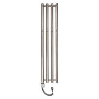 Elektrinis rankšluosčių džiovintuvas WOBBEE BARNA 26x120cm su laidu kairėje pusėje W-BARN-26120BNQ+NEX300SCBSS-L