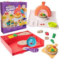 Spin Master Spin Master Kinetic Sand - Squish Pizza Set, Play Sand 453 grams of sand 6072551