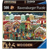 Ravensburger Wooden Puzzle - Christmas Market 500 pieces 12001539