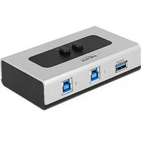 Delock Switch 2-port USB 3.0manuell bidirektional 87667