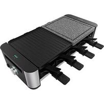 Cecotec Raclette Cheese&Grill, Black/Stainless steel 3225