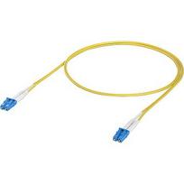 Ubiquiti OS2 Duplex LC-LC UPC fiber optic patch cable yellow, 1 meter UACC-OFC-S2-LULU-1M