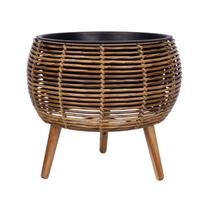 Vazonas WICKER 48x48xA43cm, šviesiai ruda