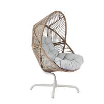 Lauko krėslas Home4you Dorian, šviesiai ruda, 95 cm x 89 cm x 154 cm