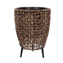 Vazonas WICKER 38x38xH54cm, ruda