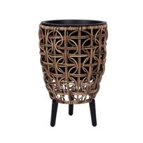 Vazonas WICKER 21x21xH32cm, ruda