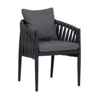 Lauko kėdė Home4you BRISTOL 61,5x62,5xH77cm, pilka