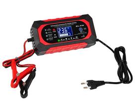 Švino akumuliatorių įkroviklis 12V 8A, 24V 4A, LCD