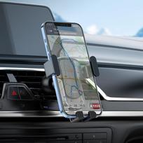 HOCO air vent gravity car phone holder, black, CA103