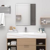 Sieninis veidrodis 100x60cm stiklas