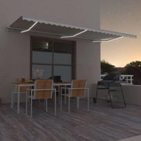 Automatinė markizė su LED/vėjo jutikliu kreminė 600x300cm