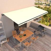 Automatinė ištraukiama markizė kreminės spalvos 600x350cm