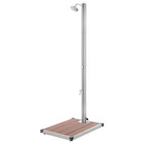 Sodo dušas su rudu pagrindu 220cm nerūdijantis plienas