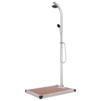 Sodo dušas su rudu pagrindu 220cm aliuminis (315943+48202)